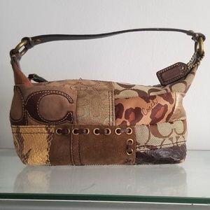 Adorable Vintage Mini Patchwork Coach Purse